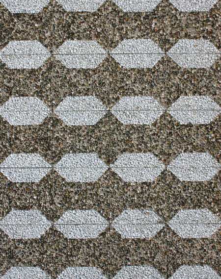 GHIAIA LAVATA DECORATA 40x40